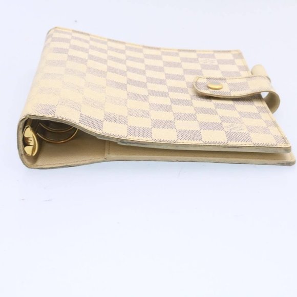 LOUIS VUITTON Damier Azur Agenda GM Day Planner Cover LV Auth - Picture 7 of 16